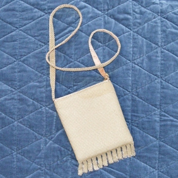 Marlo Beaded Handbag / Minaudiere with Fringe - Picture 2 of 7